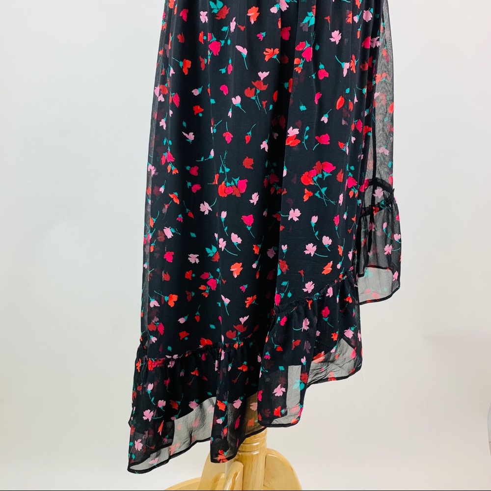Joie Hafsa Silk Floral One Shoulder Dress Medium - Picture 12 of 13